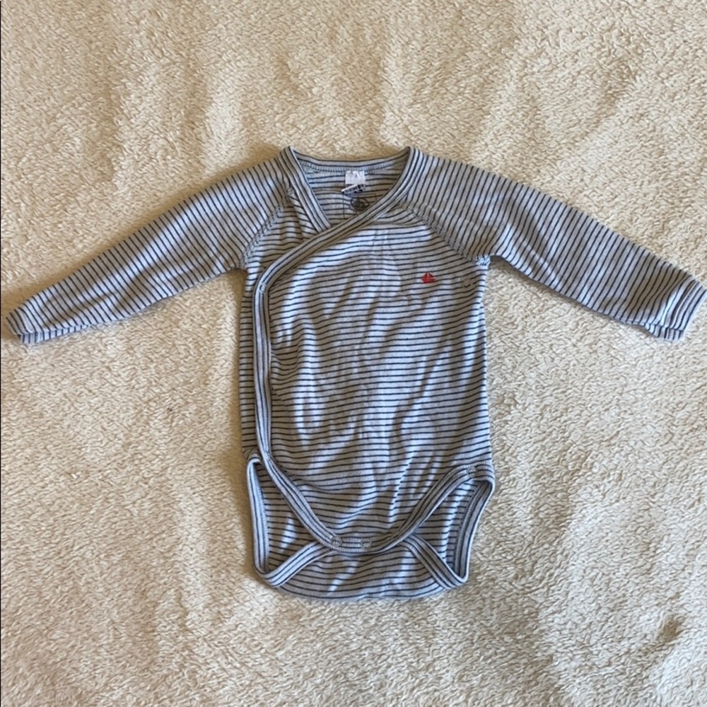 Petit Bateau bodysuit 1-3m
